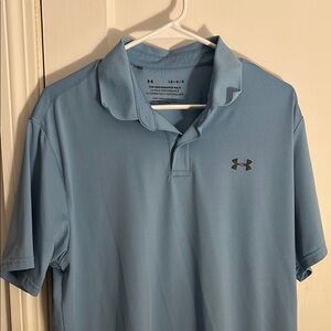 Under Armour Men's Light Blue Polo Shirt